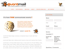 Tablet Screenshot of eventmail.com